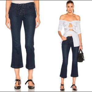 • FRAME • Le Crop Mini Boot Denim Jeans • 24 • Retail $235